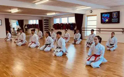England karate team training camp.  Ripon 24th August 2022 – Commonwealth Championship