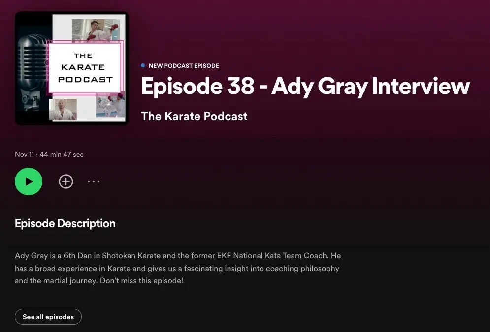 Karate Dojo Podcast