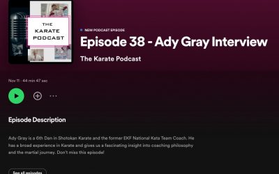 Listen to Sensei Ady Gray on The Karate Podcast